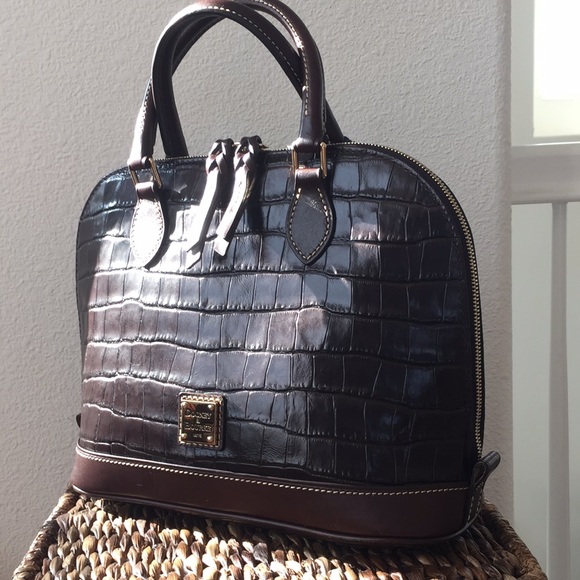 ✨NEW✨Dooney & Bourke OAKDALE ZIP ZIP Satchel in ESPRESSO/BROWN TMORO - Picture 15 of 16